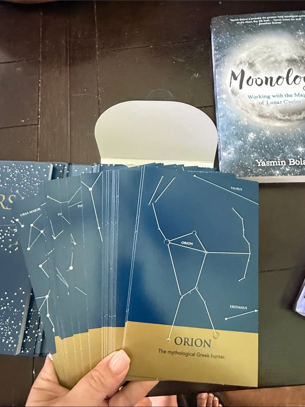 Moonology Manifestation Oracle Cards by - Purple